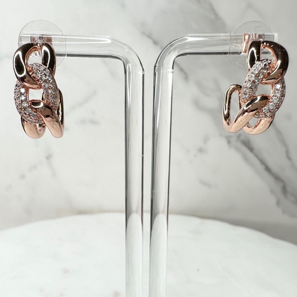 Bomb Party Jewelry - Bomb Party April We Love The Details Hoop Earrings ER41573 New with Tags